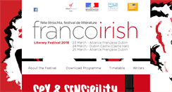 Desktop Screenshot of francoirishliteraryfestival.com